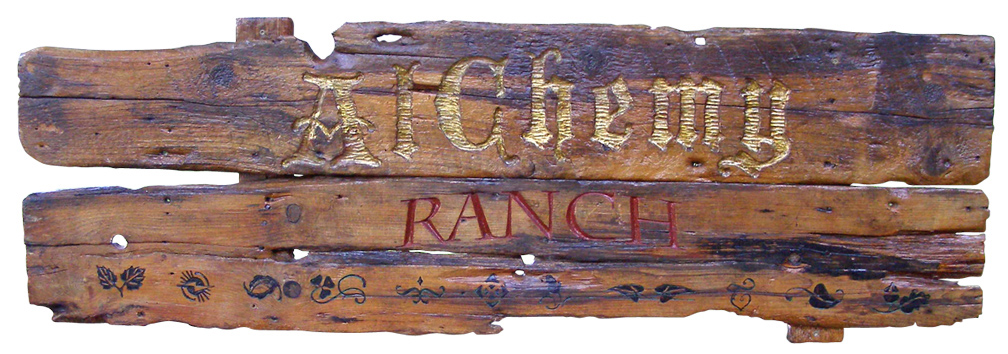 AlChemy Ranch Sign